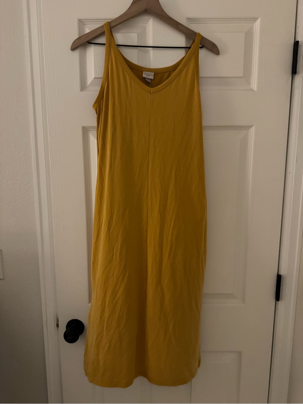 a new day Mustard Yellow Sleeveless Maxi Dress